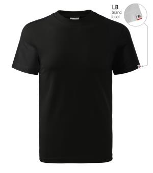 Odolné pracovné tričko unisex Base 06, LB Čierna Brand Label