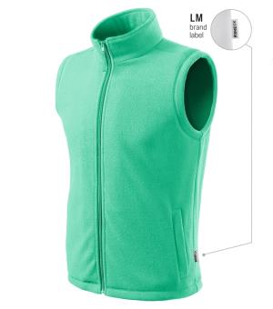 Flisová vesta Next 518, LM mätová Brand Label