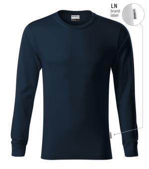 Unisex tričko pracovné s dlhým rukávom Resist LS R05, LN tmavomodrá Brand Label
