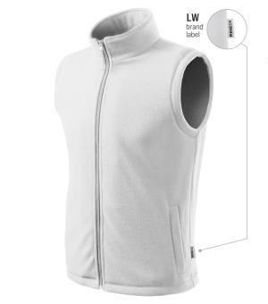 Flisová vesta Next 518, LW biela Brand Label
