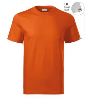 Odolné pracovné tričko unisex Base 06, LO oranžová Brand Label