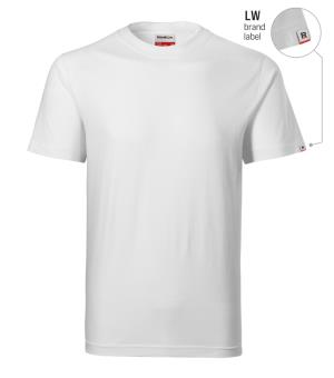 Odolné pracovné tričko unisex Base 06, LW biela Brand Label