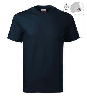 Odolné pracovné tričko unisex Base 06, LN tmavomodrá Brand Label