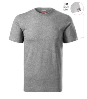 Pracovné tričko hrubšie unisex Recall R07, GM tmavosivý melír Brand Label