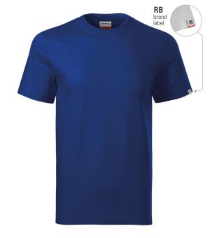 Odolné pracovné tričko unisex Base 06, RB kráľovská modrá Brand Label