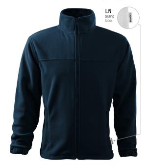 Pánska fleecová bunda Jacket 501, LN tmavomodrá Brand Label