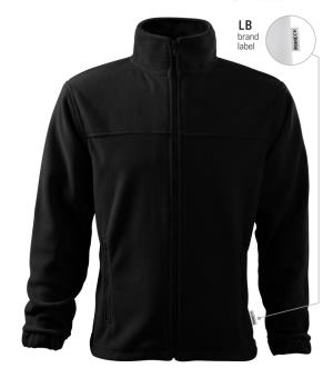 Pánska fleecová bunda Jacket 501, LB Čierna Brand Label