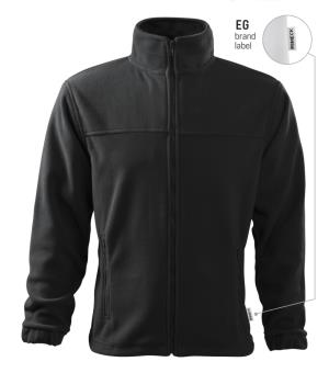 Pánska fleecová bunda Jacket 501, EG Ebony gray Brand Label