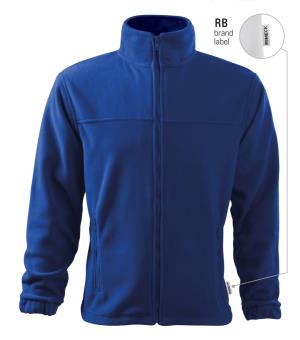 Pánska fleecová bunda Jacket 501, RB kráľovská modrá Brand Label