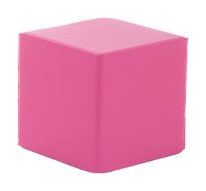 Antistresová loptička Cubix, ružová