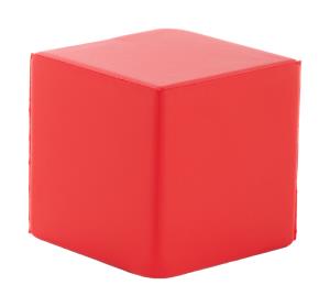 Antistresová loptička Cubix, Červená