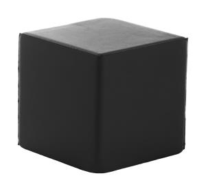 Antistresová loptička Cubix, čierna