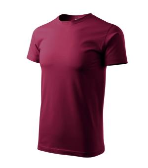 Pánske bavlnené tričko Basic 129, 86 Garnet
