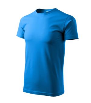 Pánske bavlnené tričko Basic 129, 70 Snorkel Blue