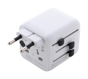 Cestovný adaptér RPC Jetsetter Pico, Biela