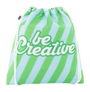 Chladiaci vak so sťahovacou šnúrkou pre deti na zákazku CreaCool Draw Kids, Biela