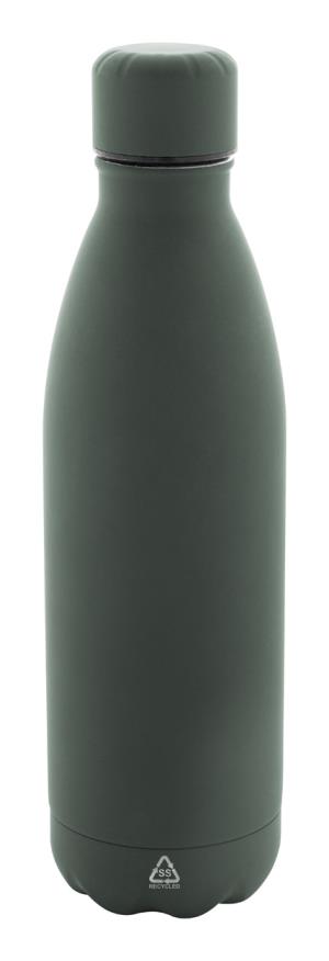 Fľaša z recyklovanej nerezovej ocele Refill Soft, zelená