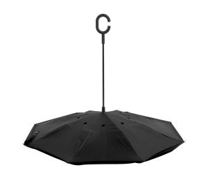 Obojstranný dáždnik Hamfrek, čierna (3)