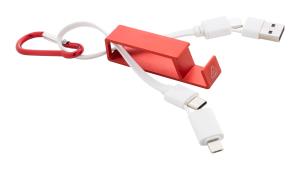 USB nabíjací kábel Cappy, Červená