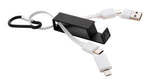 USB nabíjací kábel Cappy, čierna