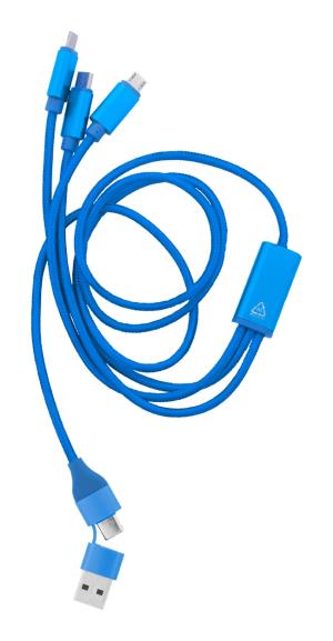 USB nabíjací kábel Ralong, modrá