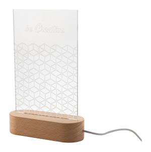 LED svetelná trofej Woodify, Vzor B