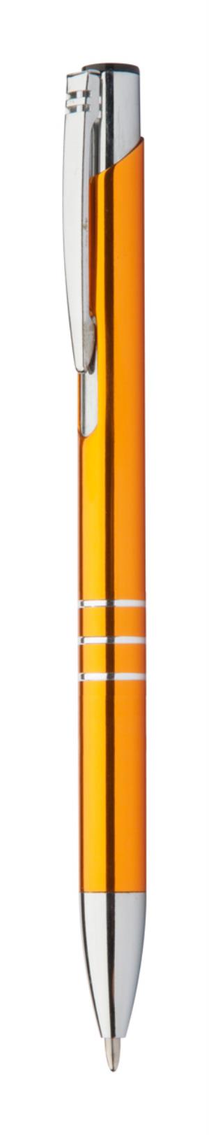 Guľôčkové pero Rechannel Shine, oranžová