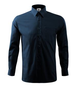 Pánska košeľa Style LS 209, 02 Tmavomodrá