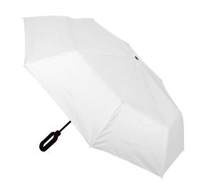 Manuálny vetruodolný dáždnik Brosmon, Biela