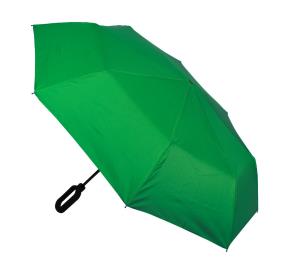 Manuálny vetruodolný dáždnik Brosmon, zelená