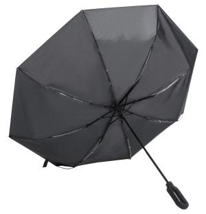 Manuálny vetruodolný dáždnik Brosmon, čierna (3)