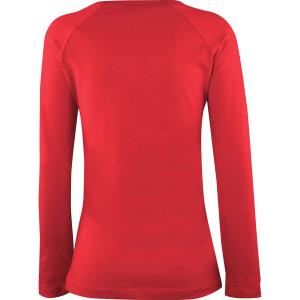 Tričko dámske Long AF, Červená (3)