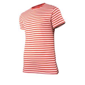 Pruhované tričko pánske Dirk, Červená (2)