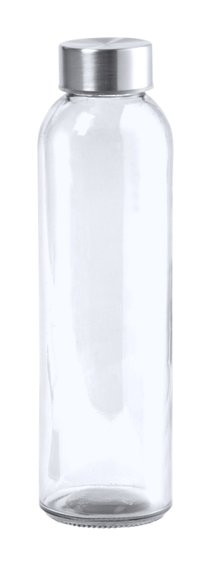 Športová fľaša Konga, biela transparentná