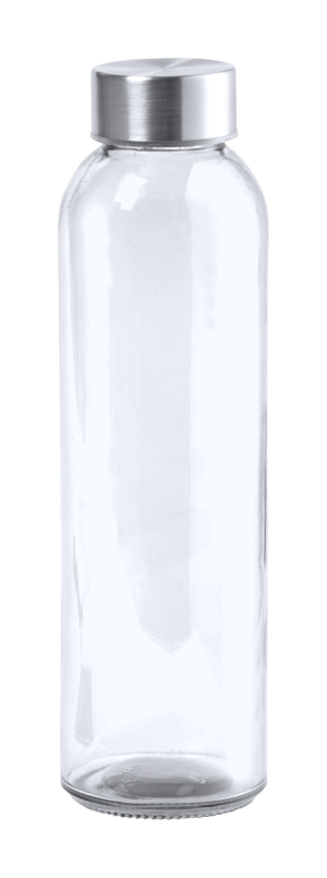 Športová fľaša Terkol, biela transparentná