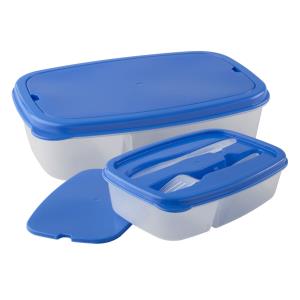 Griva box na jedlo s príborom, modrá (2)
