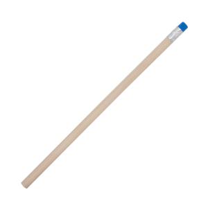 Drevená ceruzka s farebnou gumou Togi, modrá