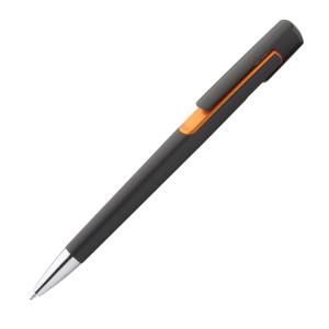 Plastové pero so zdobením Vade, oranžová