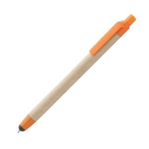 Recyklovateľné pero Tempe, oranžová