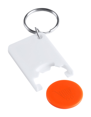 Kľúčenka so žetónom Zabax , oranžová (2)