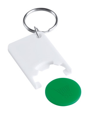 Kľúčenka so žetónom Zabax , zelená (2)