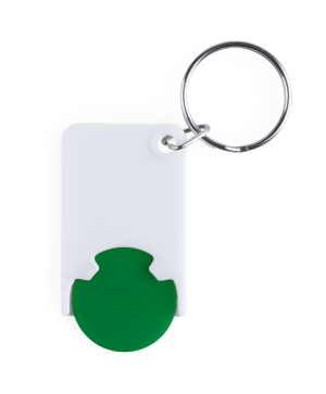 Kľúčenka so žetónom Zabax , zelená (3)