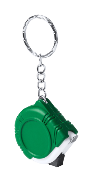 Kľúčenka s metrom 1m Harrol, zelená