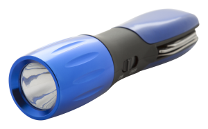 Multifunkčná baterka Brerax, modrá (2)