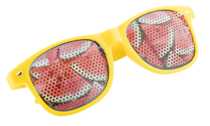 Plastové slnečné okuliare Xaloc, žltá (4)