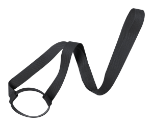 Lanyard s držiakom na fľaše Frinly, čierna