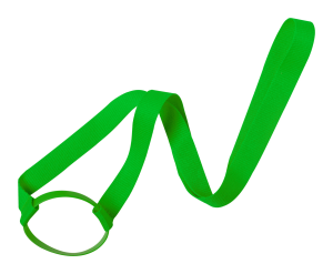 Lanyard s držiakom na fľaše Frinly, zelená