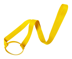 Lanyard s držiakom na fľaše Frinly, žltá