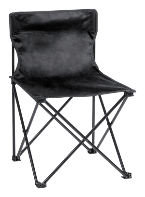 Plážová stolička Flentul, čierna