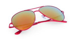Kovové slnečné okuliare Kindux, Červená